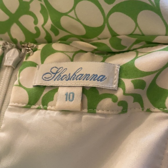 Shoshanna Ruched Twist Bust Strapless Silk Dress - Picture 5 of 5